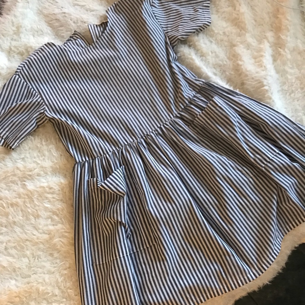 Striped day dress